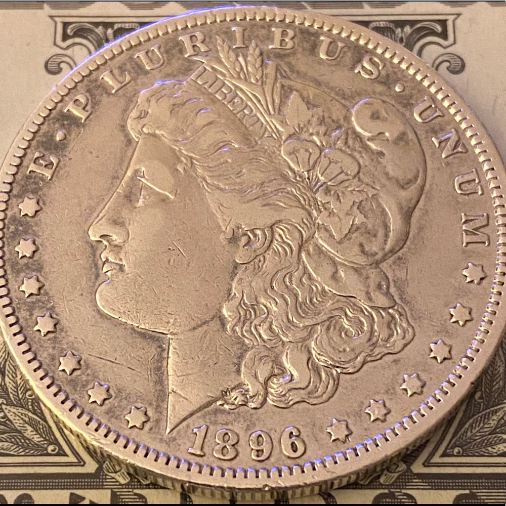 1896 O Morgan Dollar - Rare - Very Tough - High Red Book